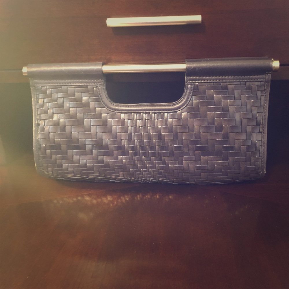 Cole Haan Cross Woven Clutch